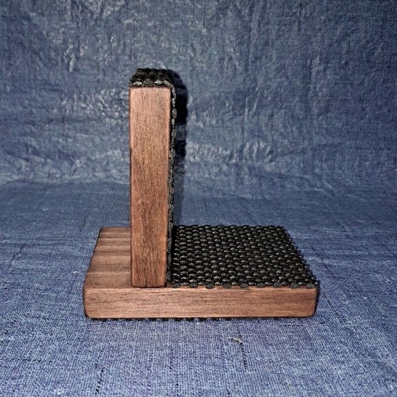 "New" Handmade Wood Desk/Tabletop Holder for Any Cell Phone Video Chat / Bedside - Picture 7 of 12